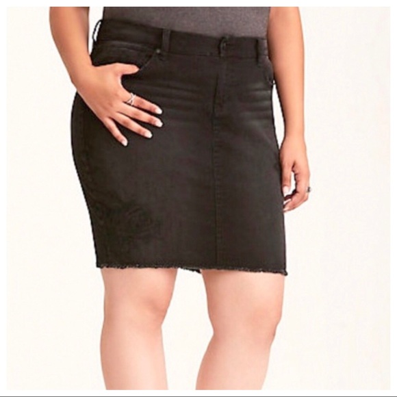 torrid jean skirt